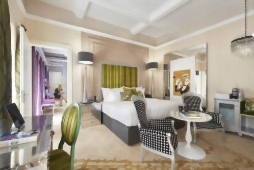 The Family Unit is a combination of one of our Aria Signature King bedded rooms and one of our Luxury King Rooms.