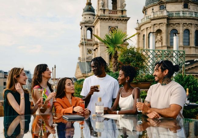 Enjoy signature, artisanal, summer cocktails at High Note SkyBar.