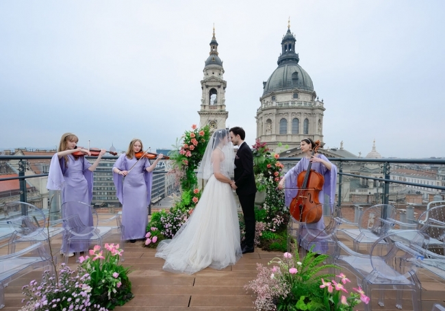 A unique place for a wedding ceremony with 360 degree panoramic views of Budapest.